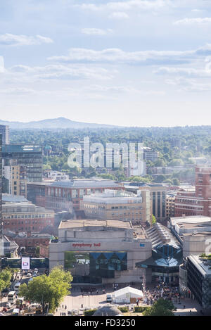 La Symphony Hall e il centro esposizioni ICC in Centenary Square, Birmingham Foto Stock