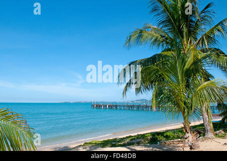 Maenam Beach, Koh Samui, Thailandia Foto Stock