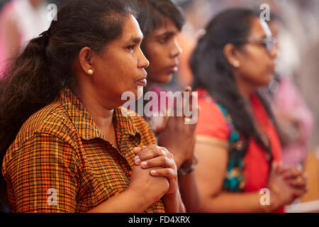 Il Tamil celebrazione cattolica. Foto Stock