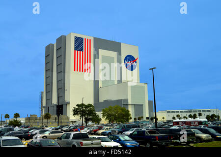 La NASA complessivo del veicolo la costruzione presso il Centro Spaziale Kennedy Foto Stock