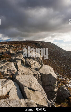 Clougha Pike dalla cicatrice Clougha Foto Stock