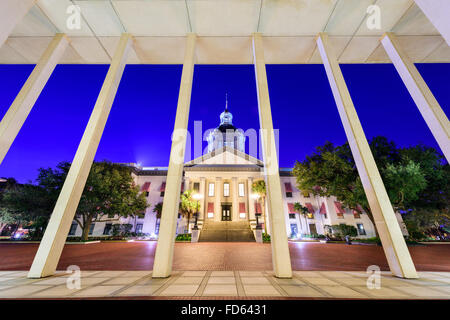 Tallahassee, Florida, Stati Uniti d'America presso la storica Florida State Capitol Building. Foto Stock