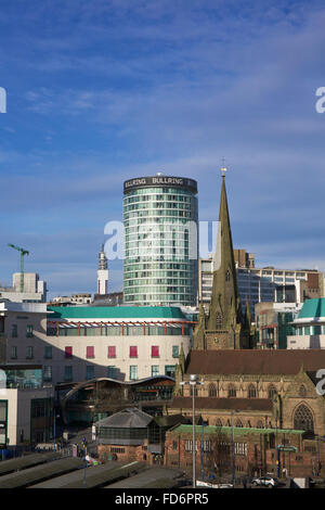 La Rotunda Bullring Shopping Centre Birmingham West Midlands England Regno Unito Foto Stock