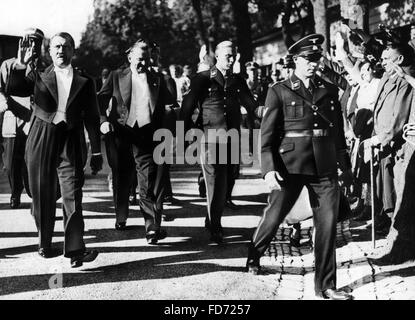 Adolf Hitler al Festival di Bayreuth, 1936 Foto Stock