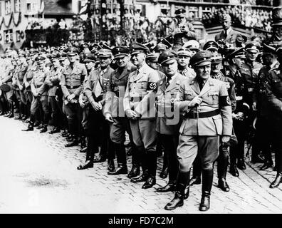 Partito nazista nel Rally di Norimberga, 1938 Foto Stock