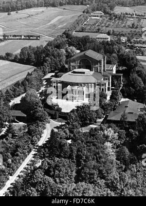 Il Bayreuth Festspielhaus (teatro del Festival di Bayreuth), 1931 Foto Stock