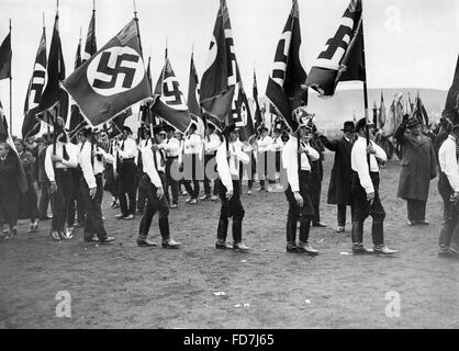 Saarland al rally di Ehrenbreitstein, 1934 Foto Stock