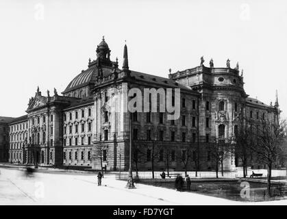 Justizpalast a Karlsplatz (Stachus) a Monaco di Baviera Foto Stock