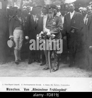 Luitpold, principe reggente di Baviera, 1903 Foto Stock