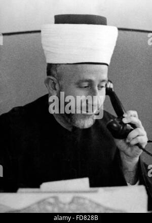 Mohammed Amin al-Husseini in Gerusalemme, 1937 Foto Stock