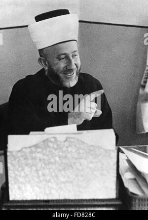 Mohammed Amin al-Husseini in Gerusalemme, 1937 Foto Stock