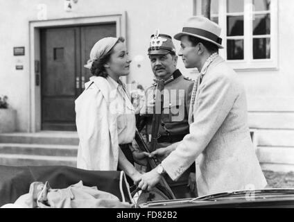 Brigitte Horney, Joachim Gottschalk e Hans Leibelt, 1939 Foto Stock