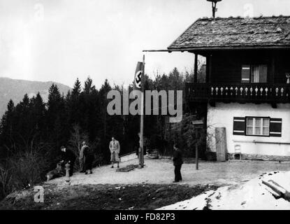 Adolf Hitler nella sua casa di campagna a Obersalberg non datato foto Foto Stock