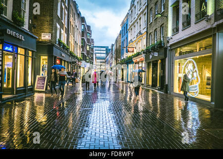 Strade di Londra Foto Stock