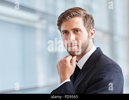 Considerato approccio al business moderno Foto Stock