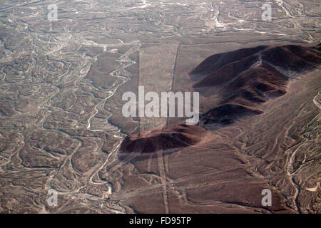 Trapezi. Deserto di Nazca. Foto Stock