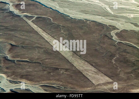 Trapezi. Deserto di Nazca. Foto Stock