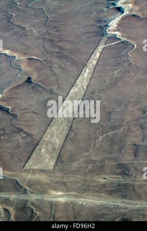 Trapezi. Deserto di Nazca. Foto Stock