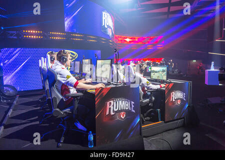 Poznan, Polonia, Continental Rumble sul gioco di Poznan Arena Foto Stock