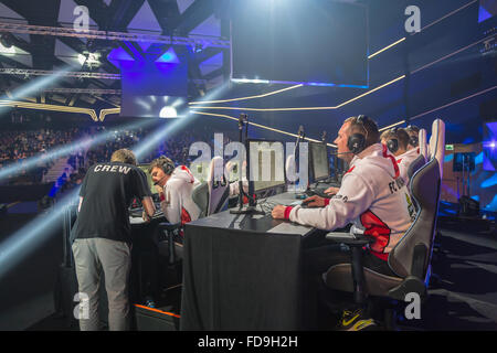 Poznan, Polonia, Continental Rumble sul gioco di Poznan Arena Foto Stock