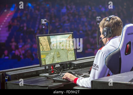 Poznan, Polonia, Continental Rumble sul gioco di Poznan Arena Foto Stock