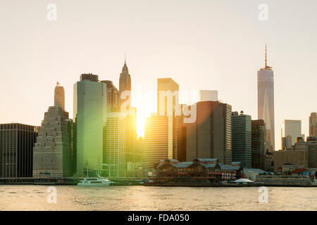 Skyline di New York Foto Stock