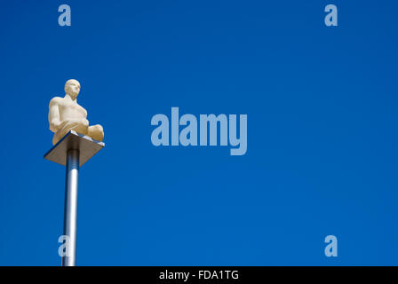 Una moderna lampada a Place Massena a Nizza, Francia Foto Stock