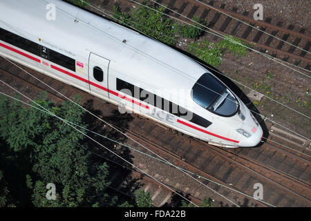 Colonia, Germania, Intercity Express Deutsche Bahn Foto Stock