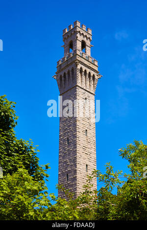 Cape Cod a Provincetown torre del pellegrino in Massachusetts, STATI UNITI D'AMERICA Foto Stock