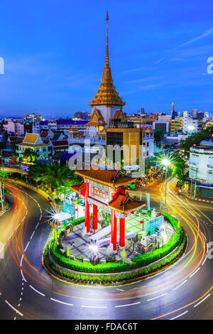 BANGKOK, Tailandia. Il 17 gennaio 2016. Gateway Arch (Odeon cerchio), China town. Foto Stock