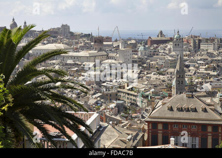 Genova, Italia, vista su Genova Foto Stock