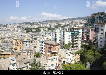 Genova, Italia, vista su Genova Foto Stock