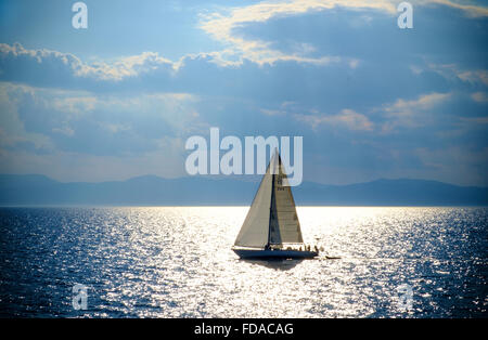 gara di yacht Foto Stock