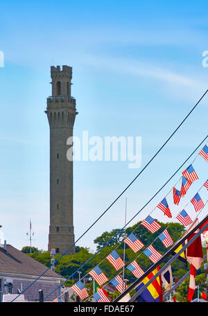 Cape Cod a Provincetown torre Pellegrino Massachusetts Foto Stock