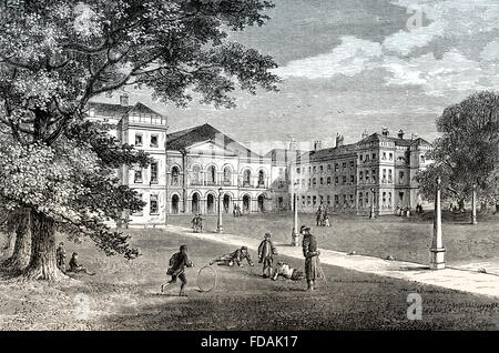 Il Foundling Hospital, secolo XIX, Bloomsbury, Londra, Inghilterra Foto Stock