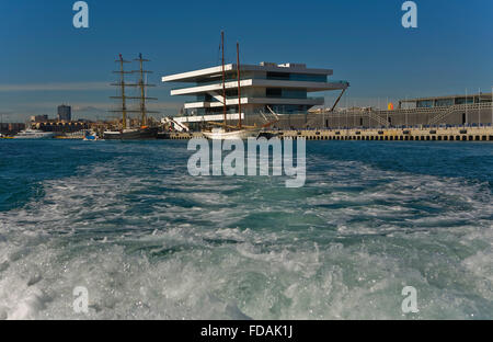 Veles e Vents, edificio da David Chipperfield, Port Americas Cup, Valencia, Spagna Foto Stock