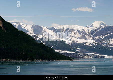 Ghiacciaio Hubbard in Yakutat, Alaska Foto Stock