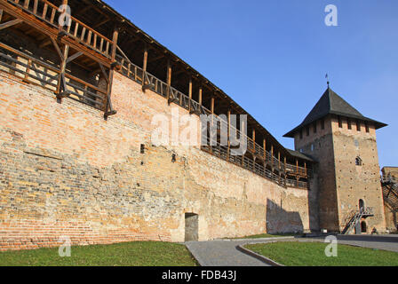 Ljubart medievale rocca di Lutsk, Ucraina Foto Stock