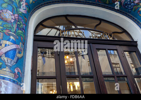 Hotel Pariz è un hotel a 5 stelle lussuoso hotel in stile Art Nouveau di Praga, Repubblica Ceca Foto Stock