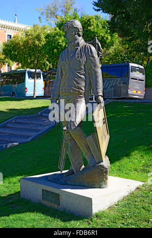 Onu statua Pintor El Prado Madrid Spagna ES Hernandez Foto Stock