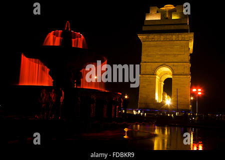 Storia indiana India Gate nessuno Foto Stock