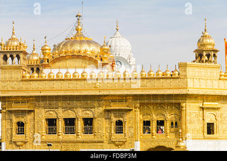 Tempio d'oro Amritsar Gurdwara nessuno Foto Stock