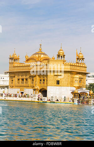 Tempio d'oro Amritsar Gurdwara nessuno Foto Stock