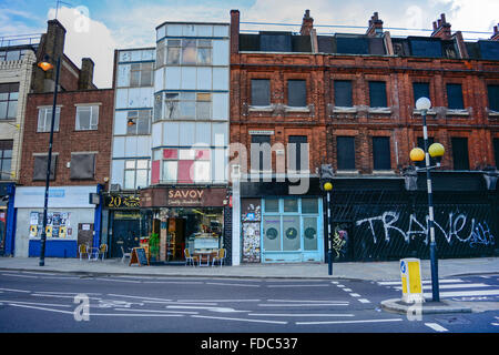 Sito della proposta di riqualificazione di Norton Folgate a Spitalfields, Londra, Inghilterra, Regno Unito Foto Stock