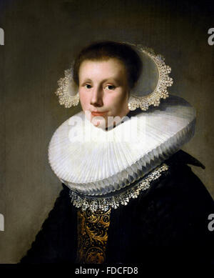 Giovane donna 1670 Bartholomeus van der Helst 1613-1670 olandese Paesi Bassi Foto Stock