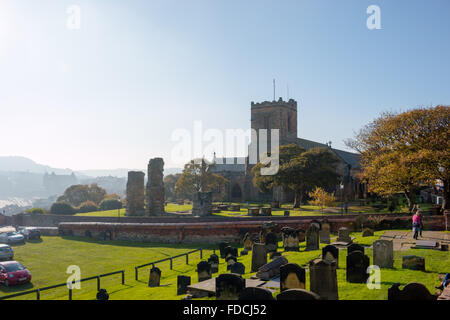 Chiesa di Santa Maria e Chiesa di Inghilterra chiesa parrocchiale a Scarborough, North Yorkshire, Regno Unito. Foto Stock