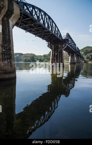 Siam Birmania Ferrovia della Morte il Ponte sul Fiume Kwai Foto Stock