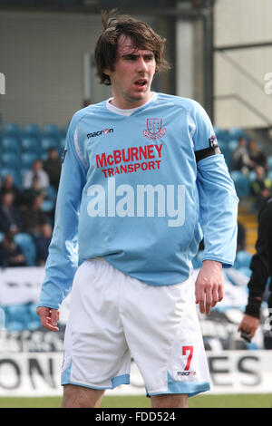 24 Aprile 2010 - Carling Premiership (Irish League) - Ballymena Regno v Lisburn Distillery Foto Stock