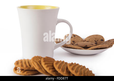 Colazione tè e biscotti nessuno Foto Stock