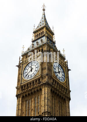 Torre dell'orologio del Big Ben di Londra Regno Unito Foto Stock